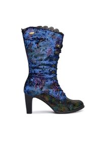 Laura Vita Kozaki Alcbaneo 351 Niebieski. Kolor: niebieski. Materiał: materiał
