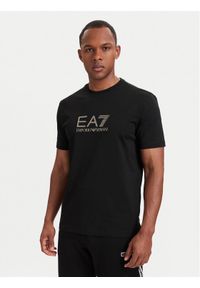 EA7 Emporio Armani T-Shirt 7M002095 AF27714 UC001 Czarny Regular Fit. Kolor: czarny. Materiał: bawełna #1