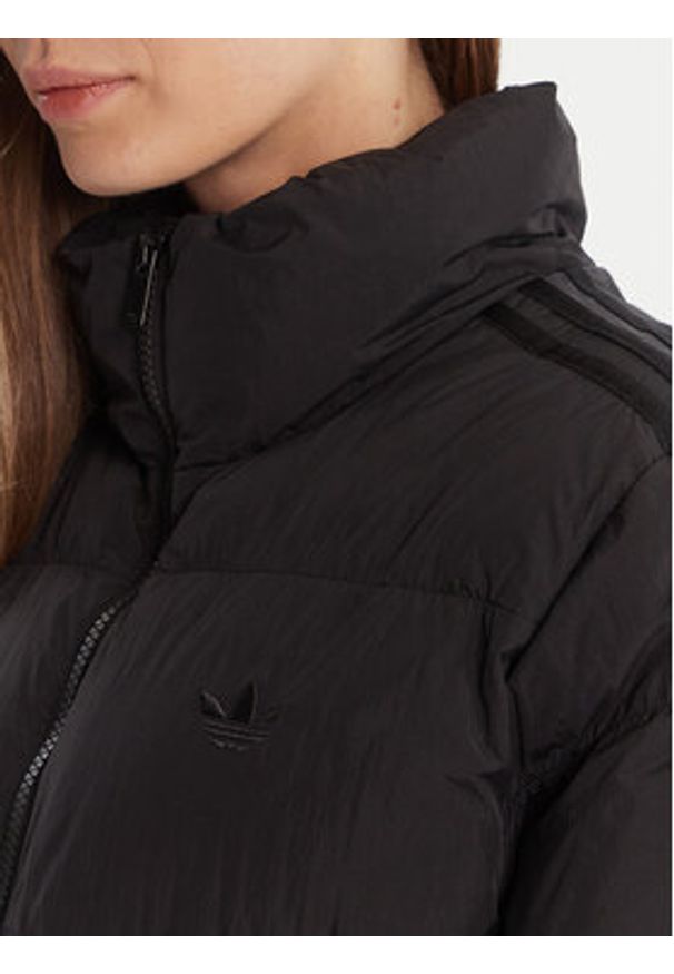 Adidas - adidas Kurtka zimowa adicolor JX2957 Czarny Loose Fit. Kolor: czarny. Materiał: syntetyk. Sezon: zima