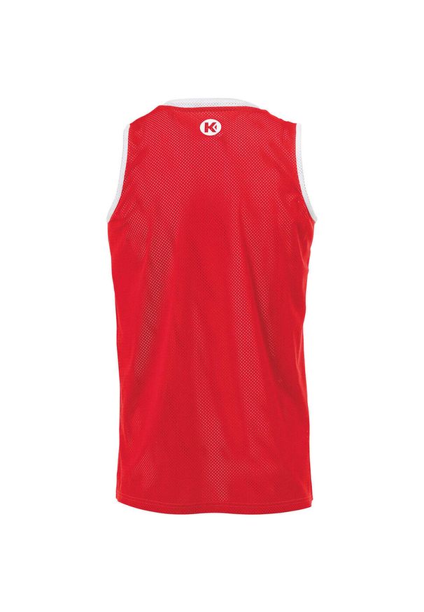 KEMPA - Odwracalny tank top Kempa Player. Kolor: czerwony, wielokolorowy, biały. Wzór: kolorowy. Sport: koszykówka