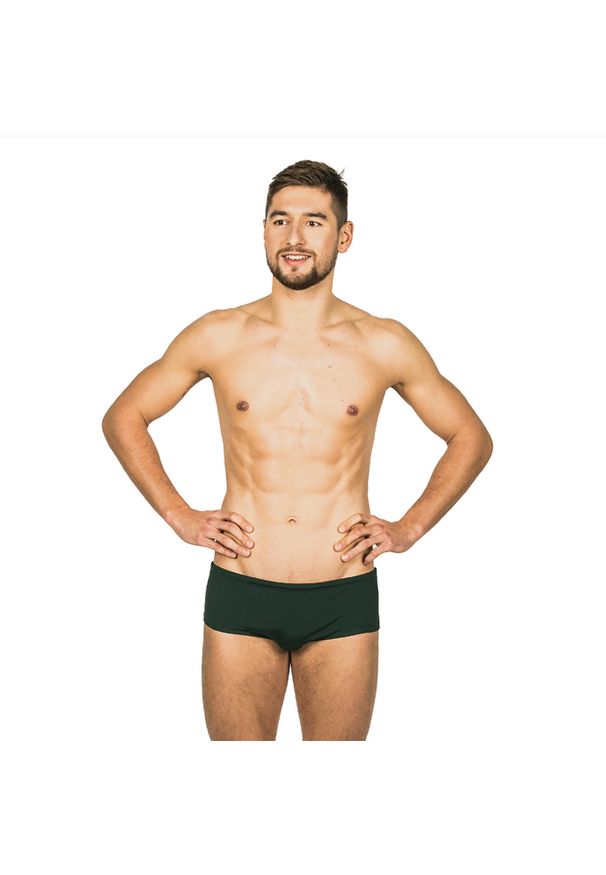Slipy kąpielowe męskie FINIS Aqua Short Solid. Kolor: zielony