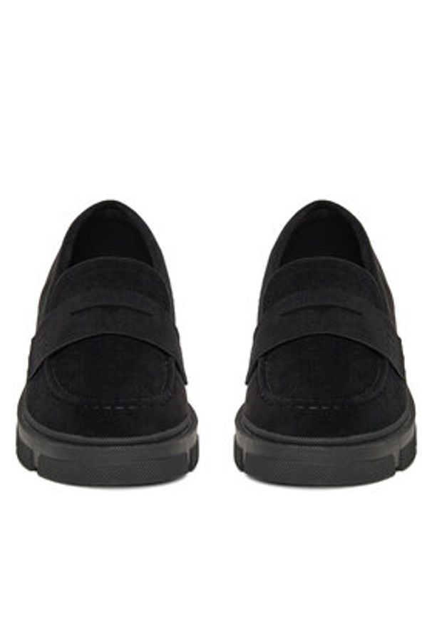 DeeZee Loafersy LZP01 Czarny. Kolor: czarny. Materiał: materiał