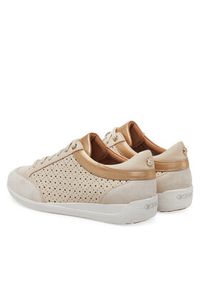 Geox Sneakersy Myria C D5568C-05422 C6738 Beżowy. Kolor: beżowy. Materiał: skóra #4