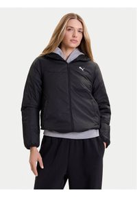 Puma Kurtka przejściowa Ess 688383 01 Czarny Regular Fit. Kolor: czarny. Materiał: syntetyk