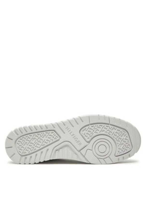 TOMMY HILFIGER - Tommy Hilfiger Sneakersy Th Basket Core Lite Lth FM0FM05369 Biały. Kolor: biały. Materiał: skóra