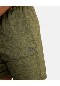 RVCA - Spodenki sportowe męskie Rvca C-Able. Kolor: zielony. Materiał: elastan, poliester