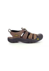keen - Buty trekkingowe męskie Keen Newport Bison. Kolor: brązowy. Materiał: materiał, skóra, syntetyk