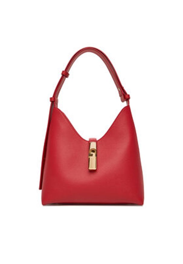Furla Torebka Goccia S WB01979 BX3353 KH 4484S Czerwony. Kolor: czerwony. Materiał: skórzane