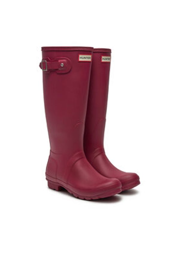 Hunter Kalosze WFT1000RMA Bordowy. Kolor: czerwony. Materiał: syntetyk
