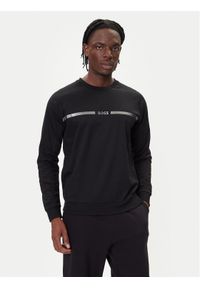BOSS Bluza Authentic 50550560 Czarny Regular Fit. Kolor: czarny. Materiał: bawełna #1
