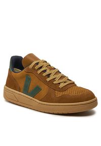 Veja Sneakersy V-10 VX0303293B Brązowy. Kolor: brązowy. Materiał: skóra, zamsz #6