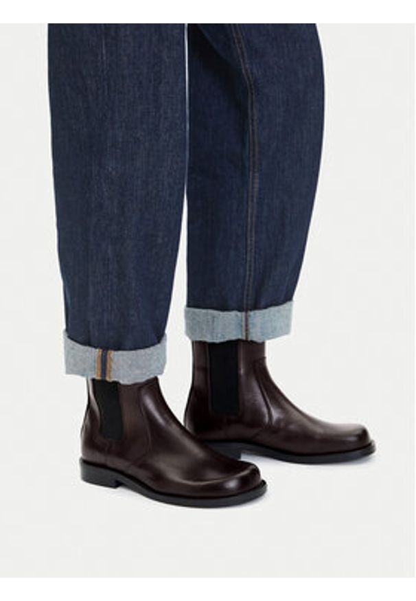 Gino Rossi Sztyblety C-MASSI-25650 Bordowy. Kolor: czerwony. Materiał: skóra