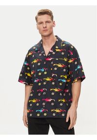 Hugo Koszula Egeeno 50514182 Czarny Oversize. Kolor: czarny. Materiał: bawełna #1