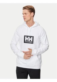 Helly Hansen Bluza Hh Box Hoodie 53289 Biały Regular Fit. Kolor: biały. Materiał: bawełna #1