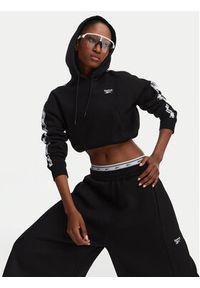 Reebok Bluza Daniella RK25684CCW Czarny Regular Fit. Kolor: czarny. Materiał: bawełna #9