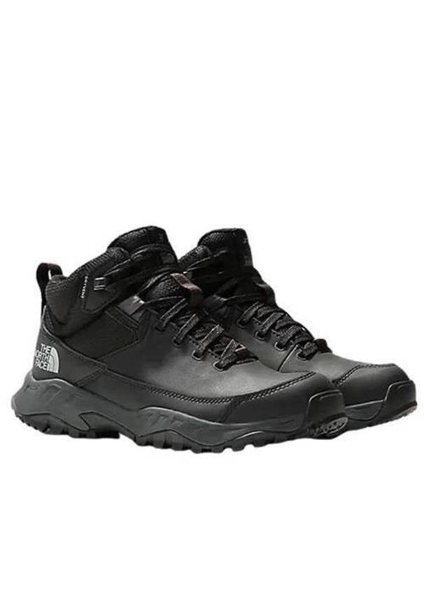 Buty do chodzenia damskie The North Face Storm Strike Iii WP. Wysokość cholewki: za kostkę. Zapięcie: sznurówki. Kolor: czarny. Materiał: skóra, materiał, syntetyk, tkanina. Szerokość cholewki: normalna