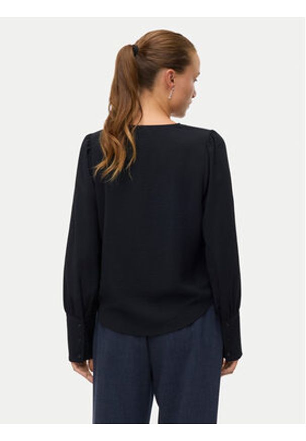 Vero Moda Bluzka Esme 10338288 Czarny Regular Fit. Kolor: czarny. Materiał: syntetyk