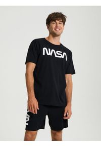 Sinsay - Piżama dwuczęściowa NASA - czarny. Kolor: czarny #1
