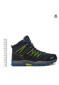 CMP Trekkingi Rigel Mid Trekking Shoes Wp 3Q12944J Granatowy. Kolor: niebieski. Materiał: skóra, zamsz. Sport: turystyka piesza