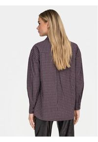 only - ONLY Koszula Fenna 15375372 Fioletowy Oversize. Kolor: fioletowy. Materiał: bawełna #4