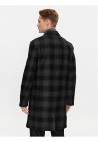 BOSS - Boss Płaszcz wełniany H-Hyde-C-224 50502270 Czarny Regular Fit. Kolor: czarny. Materiał: wełna #4
