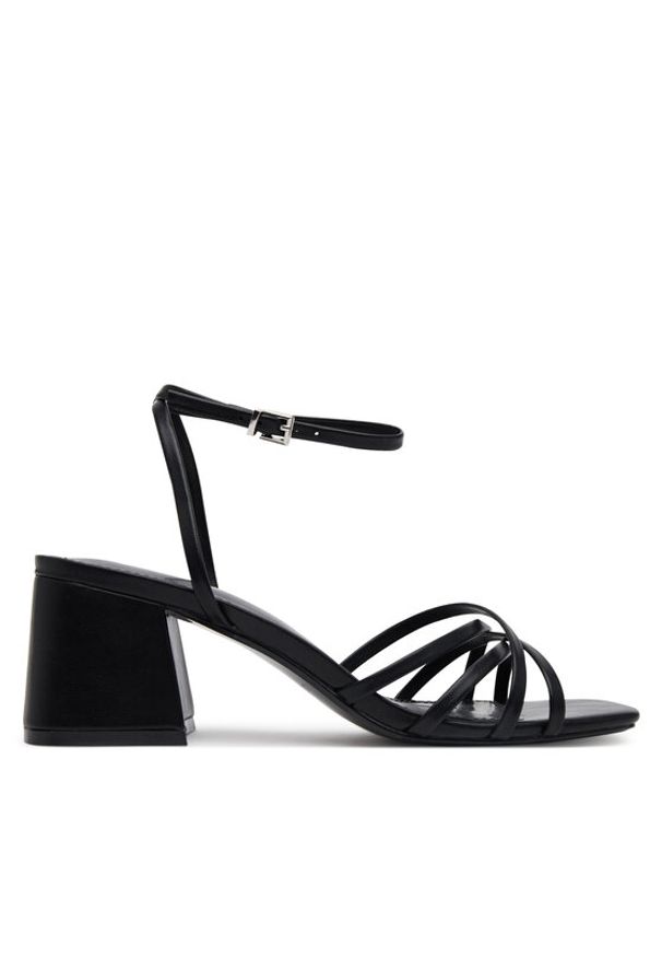 Jenny - JENNY Sandały CWBF96728-06 Czarny. Kolor: czarny. Materiał: materiał