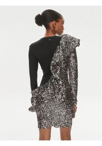 ROTATE Sukienka koktajlowa 112206100 Czarny Regular Fit. Kolor: czarny. Materiał: wiskoza. Styl: wizytowy #2