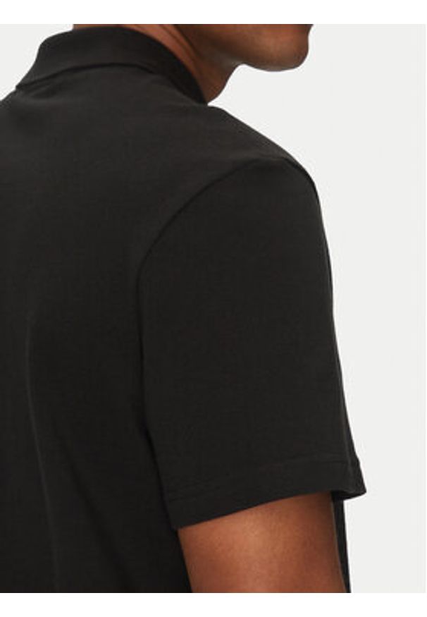 Lacoste Polo PH9863 Czarny Regular Fit. Typ kołnierza: polo. Kolor: czarny. Materiał: bawełna