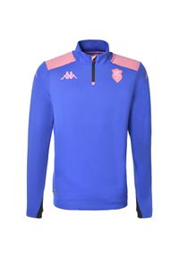 Kappa - Bluza treningowa na zamek błyskawiczny Stade Français 2021/22 - ablas pro 5. Kolor: różowy, niebieski, wielokolorowy. Długość rękawa: długi rękaw. Długość: długie