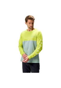 ENDURA - Longsleeve rowerowy męski Endura Core Printed. Kolor: żółty. Długość rękawa: długi rękaw