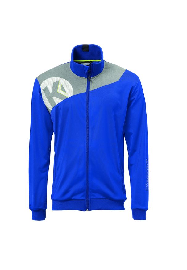 KEMPA - Kurtka Kempa Core 2.0. Kolor: szary, niebieski, wielokolorowy. Materiał: poliester. Sport: fitness, piłka ręczna