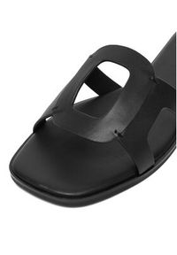 Gino Rossi - GINO ROSSI Klapki C-V2320-15-1 Czarny. Kolor: czarny. Materiał: skóra #4