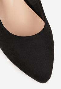 Renee - Czarne Czółenka Appyle. Zapięcie: bez zapięcia. Kolor: czarny. Wzór: bez wzorów, jednolity. Obcas: na szpilce. Styl: elegancki #5