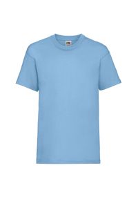 FRUIT OF THE LOOM - Koszulka Dziecięca Valueweight Plain T-shirt. Kolor: niebieski