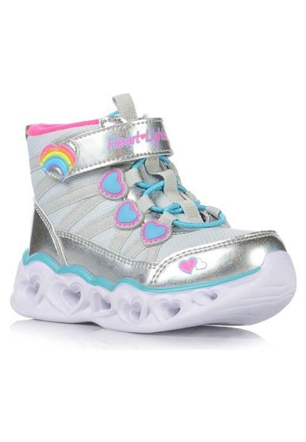 skechers - Buty do chodzenia niemowlęce Skechers Heart Lights-sweet. Kolor: wielokolorowy. Materiał: syntetyk, materiał. Szerokość cholewki: normalna. Sport: turystyka piesza