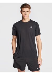 New Balance Koszulka techniczna Accelerate MT23222 Czarny Athletic Fit. Kolor: czarny. Materiał: syntetyk