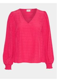 Kaffe Bluzka Lissa 10508186 Różowy Regular Fit. Kolor: różowy. Materiał: syntetyk, wiskoza #4