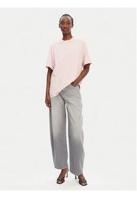 ROTATE T-Shirt 1124451011 Różowy Oversize. Kolor: różowy. Materiał: bawełna #2