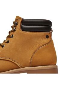 Jack & Jones - Jack&Jones Trapery Jfwstoke 12142357 Żółty. Kolor: brązowy. Materiał: nubuk, skóra #2