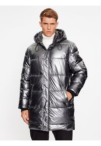 Guess Kurtka zimowa M3BL43 WEHC0 Srebrny Regular Fit. Kolor: srebrny. Materiał: syntetyk. Sezon: zima