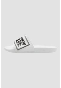 Versace Jeans Couture - VERSACE JEANS COUTURE Białe klapki Fondo Slide DIS. SQ3, Rozmiar 44. Kolor: biały #1