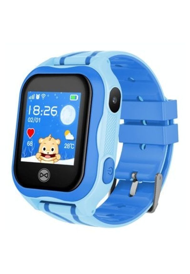 Smartwatch FOREVER See Me KW-300 Niebieski. Rodzaj zegarka: smartwatch. Kolor: niebieski. Styl: elegancki
