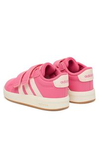 Adidas - adidas Sneakersy Grand Court 3.0 JP9377 Różowy. Kolor: różowy. Materiał: skóra #2
