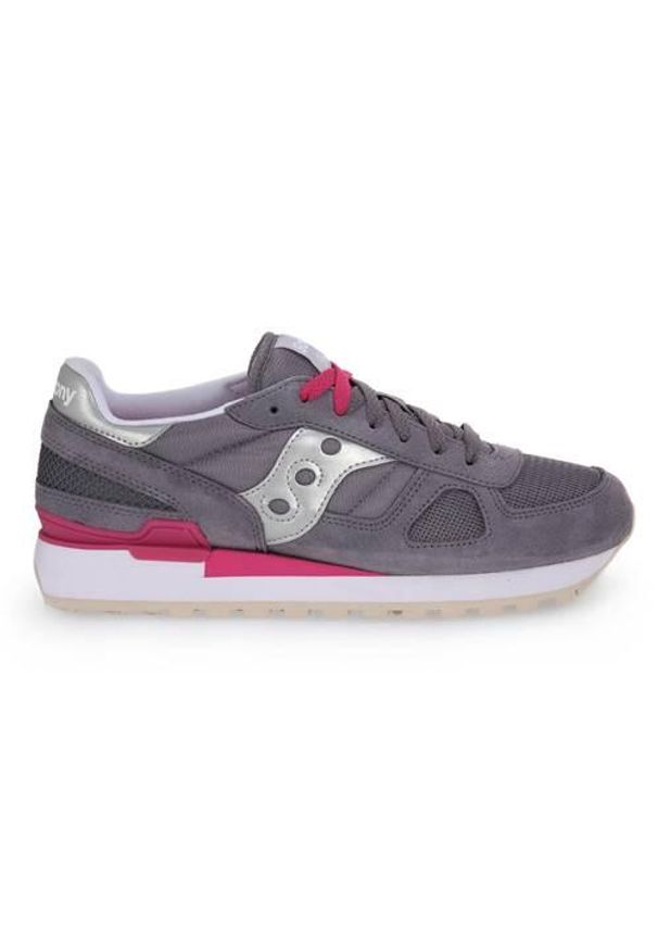 Buty do chodzenia damskie Saucony 834 Shadow Original W. Zapięcie: sznurówki. Kolor: wielokolorowy, szary. Materiał: materiał, syntetyk, tkanina. Szerokość cholewki: normalna. Sport: turystyka piesza