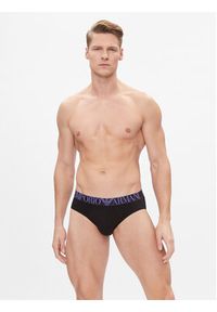 Emporio Armani Underwear Komplet 3 par slipów 111734 4R726 29821 Czarny. Kolor: czarny. Materiał: bawełna