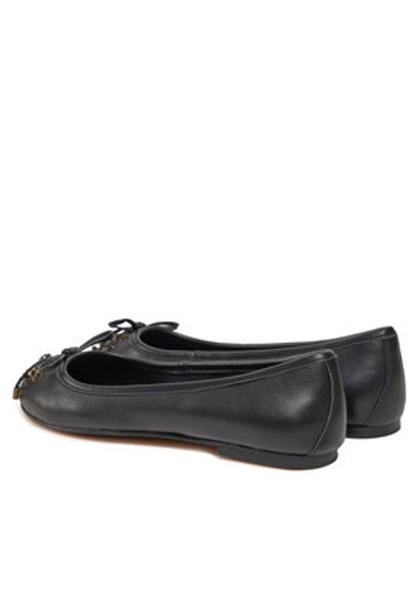 Kurt Geiger Baleriny Eye Emb 1289000109 Czarny. Kolor: czarny. Materiał: skóra