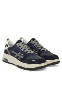 Premiata Sneakersy DRAKE VAR 403 Granatowy. Kolor: niebieski. Materiał: zamsz, skóra #5