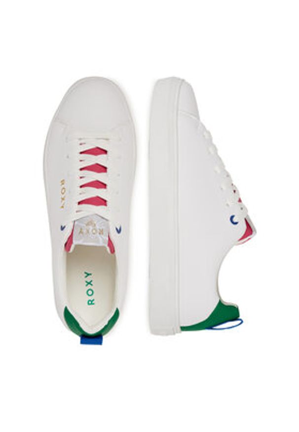 Roxy Sneakersy V12-902 Biały. Kolor: biały. Materiał: syntetyk