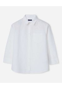 North Sails - NORTH SAILS - Biała koszula z lnu. Kolor: biały. Materiał: len #4