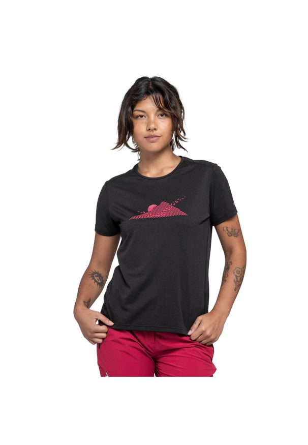 SCHÖFFEL - Koszulka trekkingowa damska Schöffel Circ Sulten. Kolor: czarny. Sport: kolarstwo